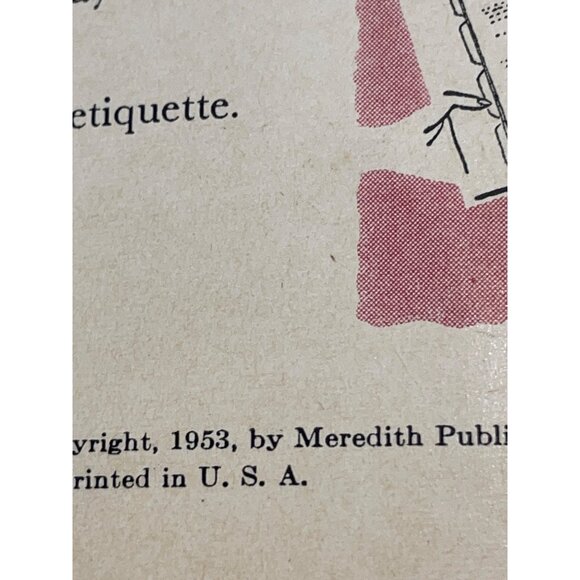 Vintage Better Homes and Gardens First Edition 1953 10"x8" - Picture 4 of 10